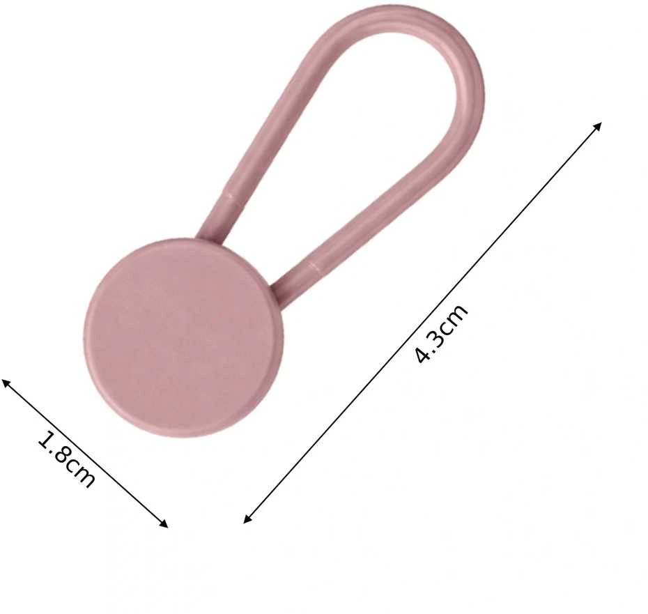 Užtrauktuko kabliukas - juodas 3.7 cm