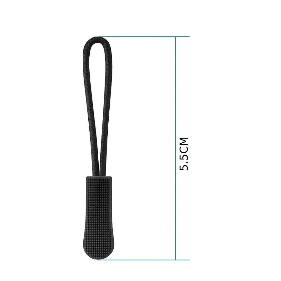 Oem Užtrauktuko slankiklio kabliukas - juodas 3.7 cm