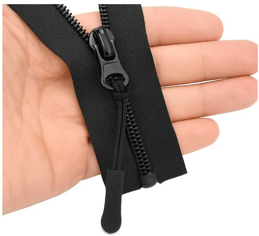Oem Užtrauktuko slankiklio kabliukas - juodas 3.7 cm