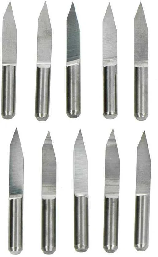 Grąžtas Oem V 30 laipsnių CNC freza - 0.3mm - 10 vnt