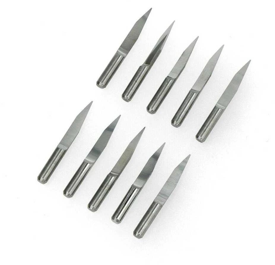 Grąžtas Oem V tipo 30 laipsnių CNC freza - 0.8mm