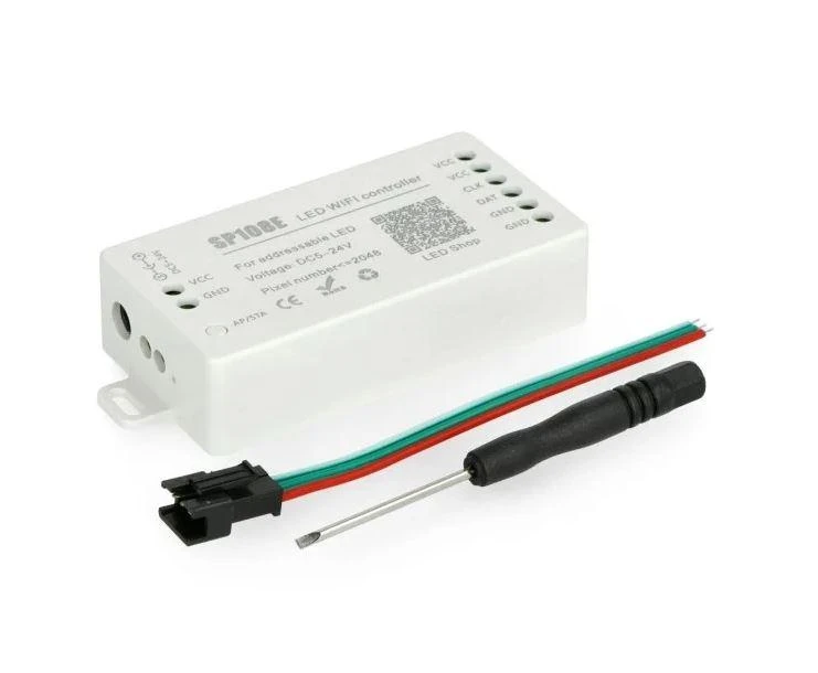 Oem Valdiklis SP108E WiFi skaitmeninėms LED juostoms WS2812 5-24V DC