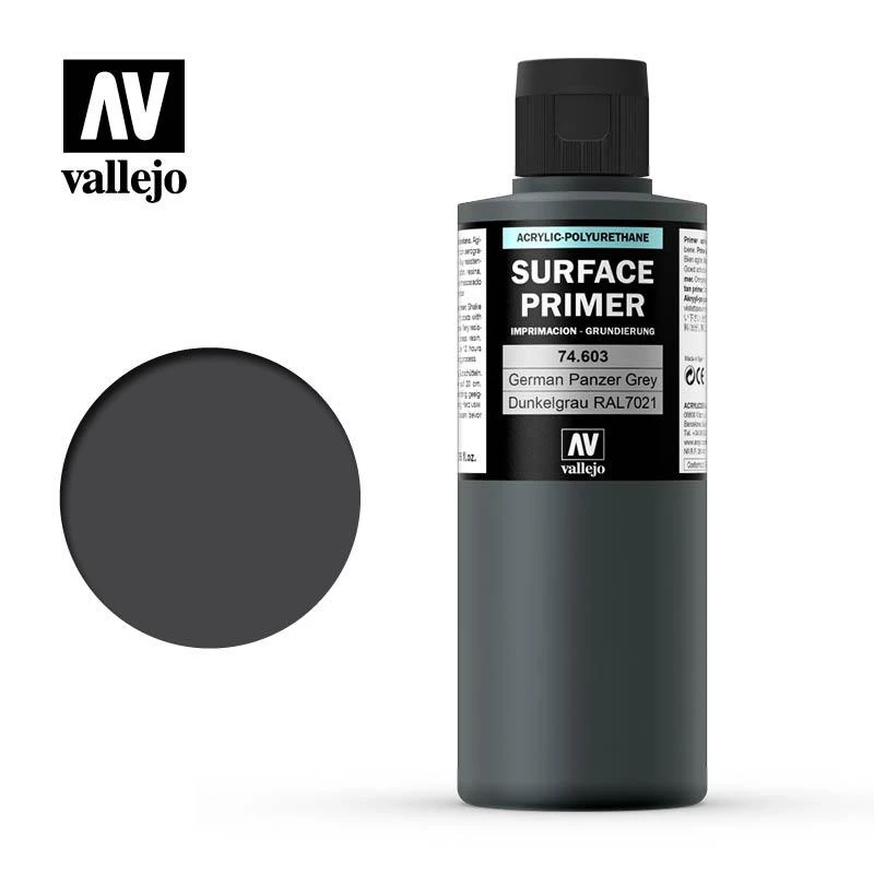 Vallejo akrilinis gruntas German Panzer Pilkas 60ml