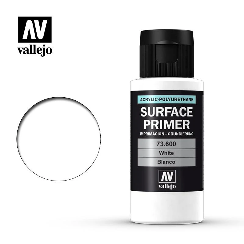 Vallejo akrilinis poliuretanas - baltas gruntas 60ml