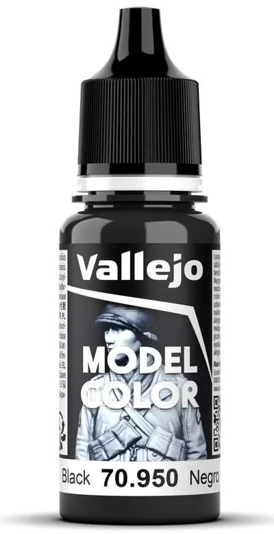 Vallejo Model Color 18ml - Juodas