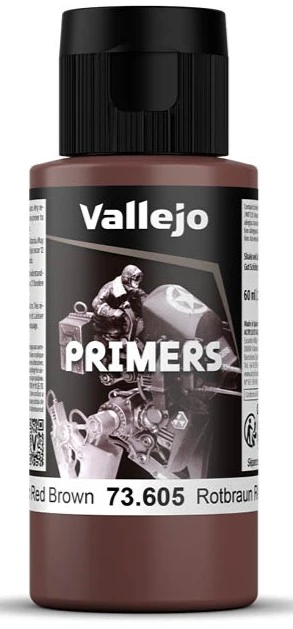 Vallejo paviršiaus gruntas 60ml - German Raudona Brown