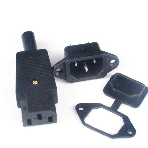 Oem Vandeniui atsparus dangtelis AC IEC maitinimo lizdui - AC04 dangtelis