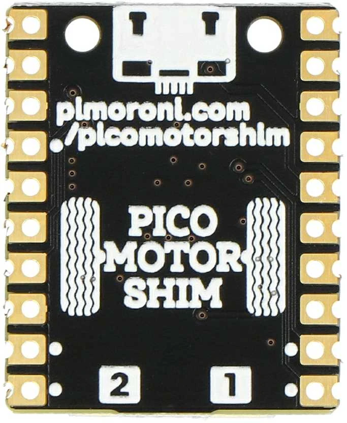 Raspberry Pi Pico variklio valdiklis - viršutinė pusė