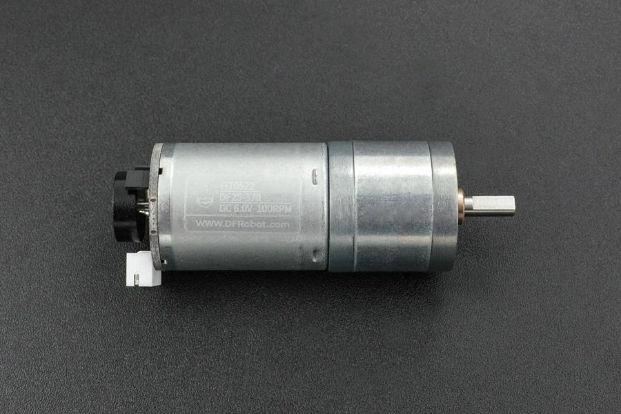 Oem Variklis su Pavara 6V 210RPM + Enkoderis