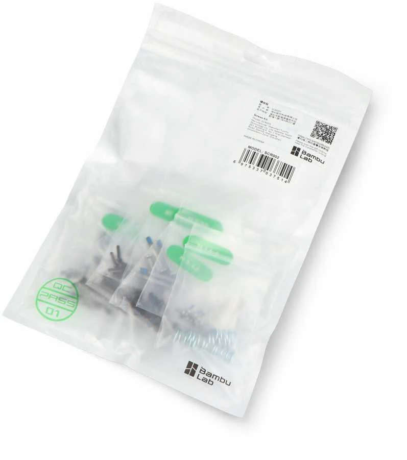 Bambu Lab varžtų rinkinys originalioje pakuotėje