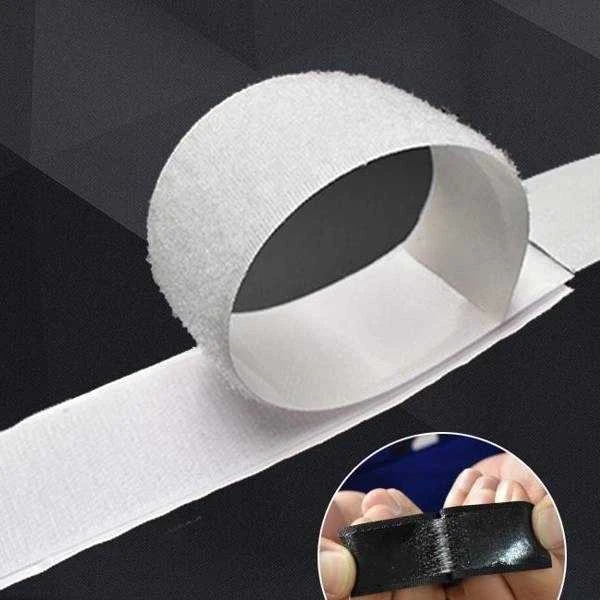 Oem Velcro su klijais 50mm x 200mm - balta spalva - lipnus Velcro