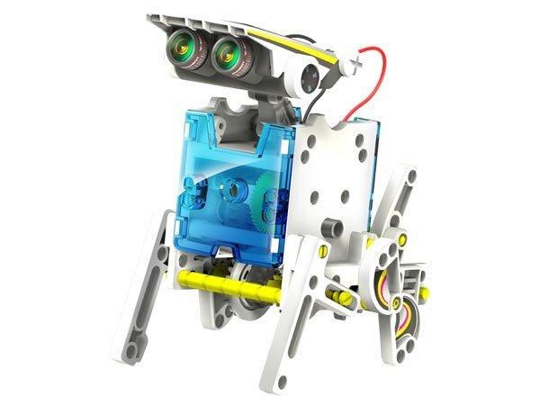 Velleman KSR13 - 14in1 robotų konstravimo rinkinys - maitinamas saulės energija