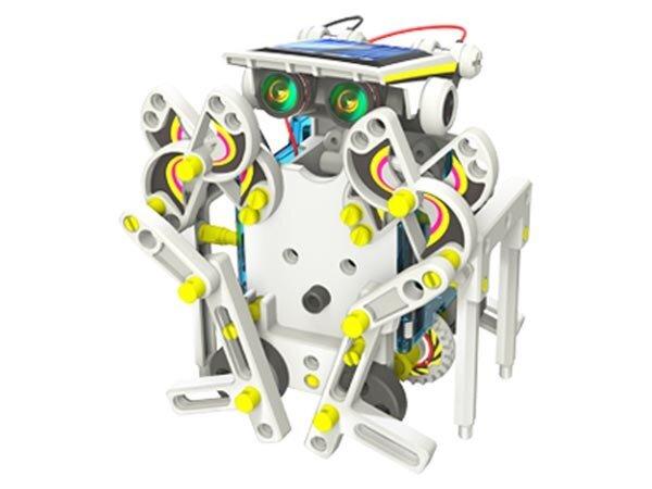 Velleman KSR13 - 14in1 robotų konstravimo rinkinys - maitinamas saulės energija