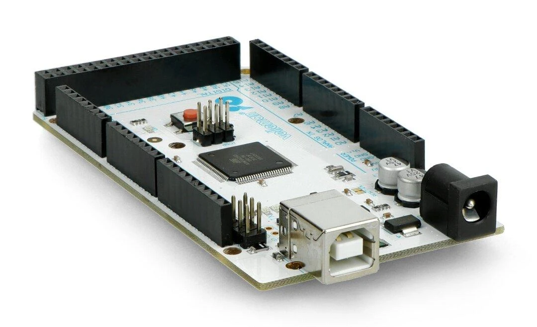 Velleman VMA101 ATmega2560 Mega - modulis suderinamas su Arduino