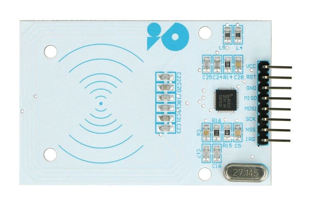 Velleman VMA405 RFID modulis viršuje