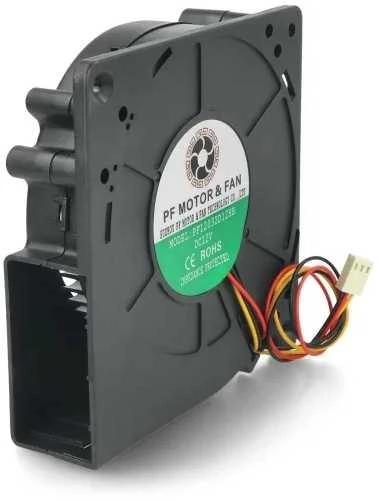 Radialinis 12V 120mm ventiliatorius su laidais
