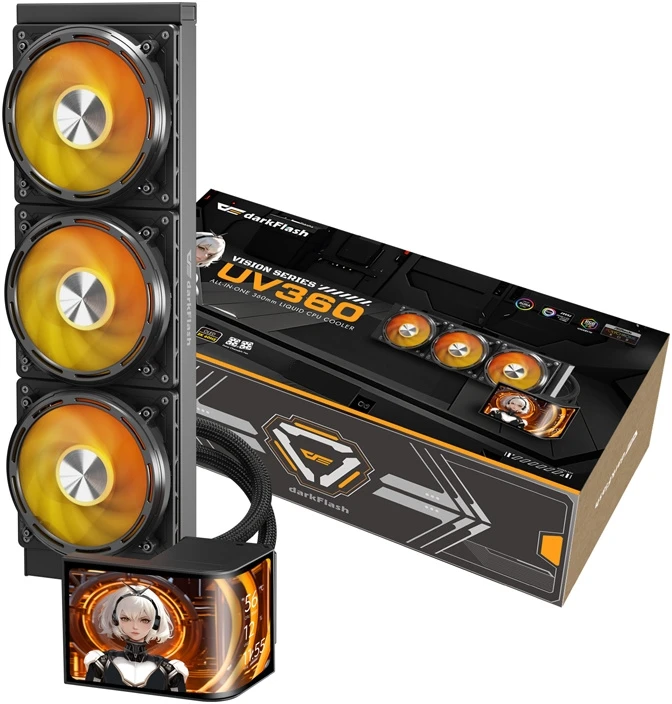 DarkFlash UV360 CPU Cooler (Juodas)