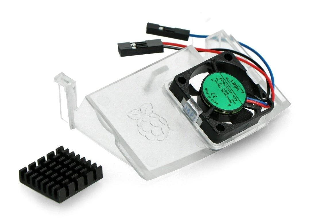 Ventiliatorius skirtas oficialiam Raspberry Pi 4B dėklui