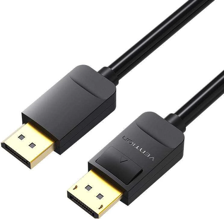 Vention DisplayPort laido jungtys su fiksatoriais