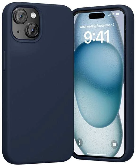 Vention KUFL0-20 silikoninis dėklas, skirtas iPhone 15 Plus (mėlynas)