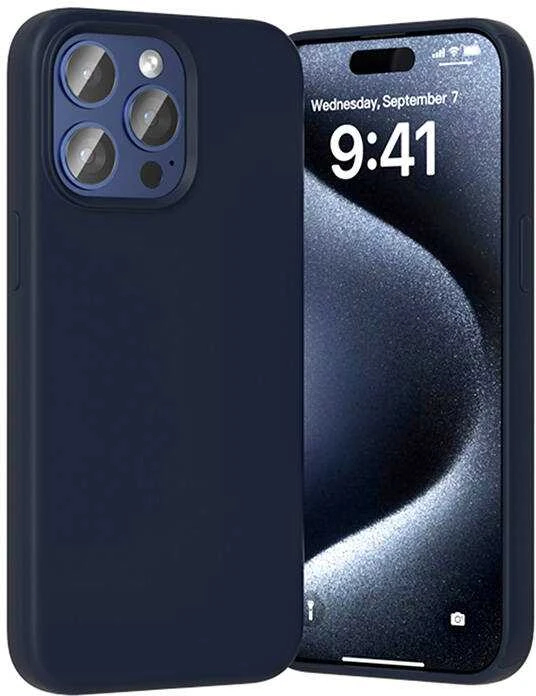 Vention KUFL0-40 silikoninis dėklas, skirtas iPhone 15 Pro Max (mėlynas)