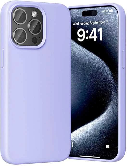 Vention KUFV0-40 silikoninis dėklas, skirtas iPhone 15 Pro Max (violetinė)