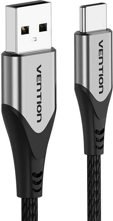 Vention USB 2.0 A į USB-C 3A kabelio ventiliacija CODHH 2m pilka