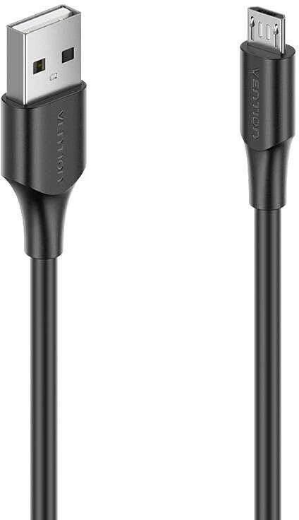 Vention USB 2.0 A kištukas su mikro-B kištuku 2A kabelio anga CTIBC 0.25 m juoda