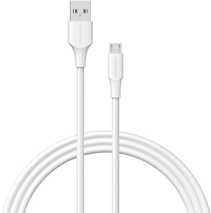 Vention USB 2.0 kištukas į mikro-B kištukas 2A 2m ventiliacija CTIWH (balta)