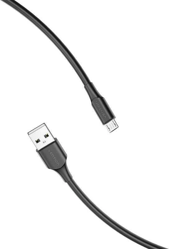 Vention USB 2.0 kištukas į mikro-B kištukas 2A 0.5 m ventiliacijos CTIBD (juodas)