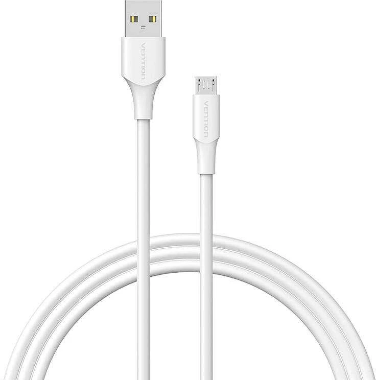 Vention USB 2.0 kištukas į mikro-B kištukas 2A 1m ventiliacija CTIWF (balta)