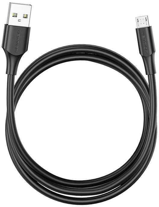Vention USB 2.0 kištukas į mikro-B kištukas 2A 0.5 m ventiliacijos CTIBD (juodas)
