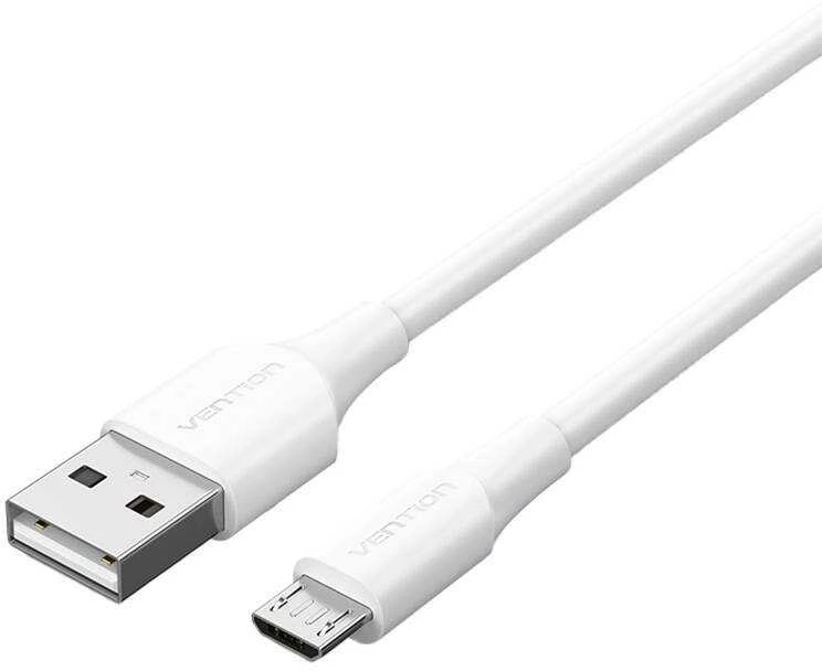 Vention USB 2.0 kištukas į mikro-B kištukas 2A 2m ventiliacija CTIWH (balta)