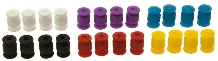 Oem Vibracijos izoliatorius 13mm/9mm - silikonas - juodas - vibracijos slopintuvas, slopintuvas, amortizatorius - 1 vnt