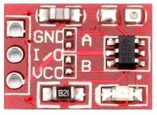 Oem Vieno prisilietimo jutiklis TTP223 14x11mm – jutiklinis jutiklis skirtas Arduino