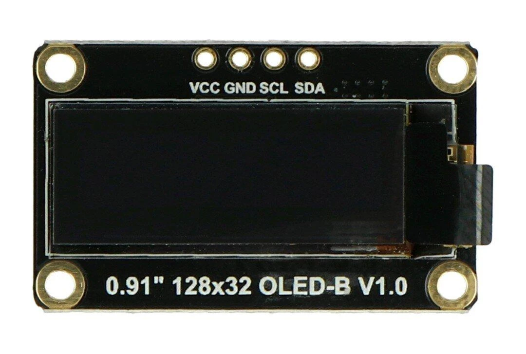 OLED ekranas 0.91 colio su I2C sąsaja
