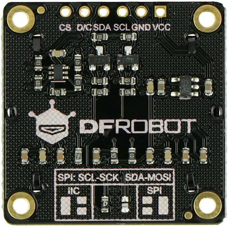 Vienspalvis OLED grafinis ekranas 0.96" 128 x 64 px, I2C / SPI, DFRobot DFR0650