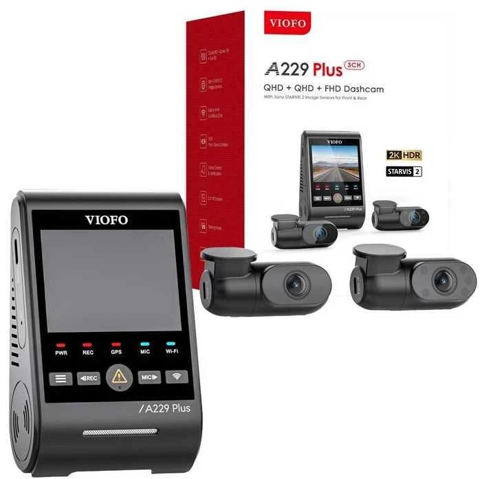 VIOFO A229 PLUS 3CH-G GPS video recorder