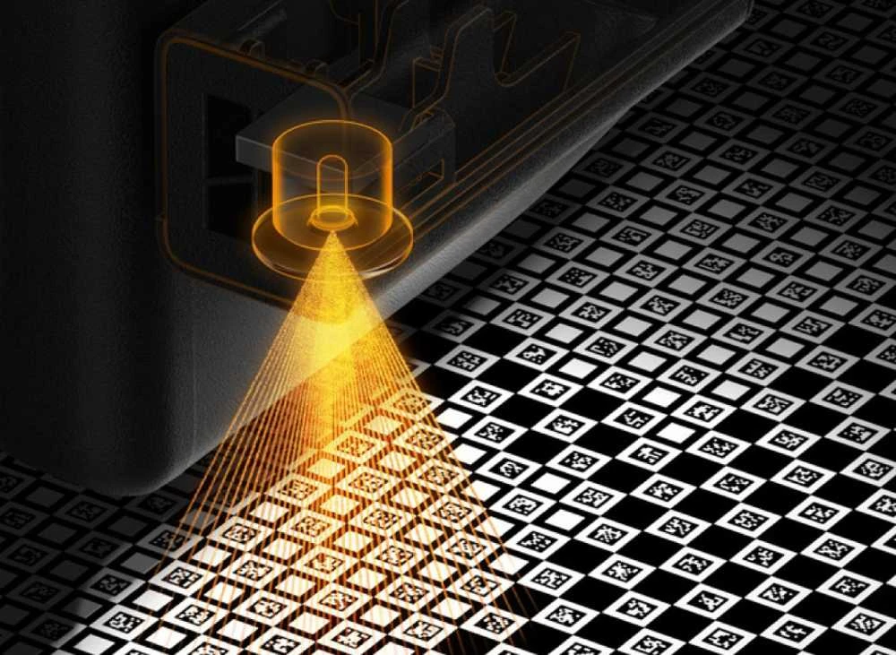 BambuLab Vision Encoder lazerinio skenavimo schema