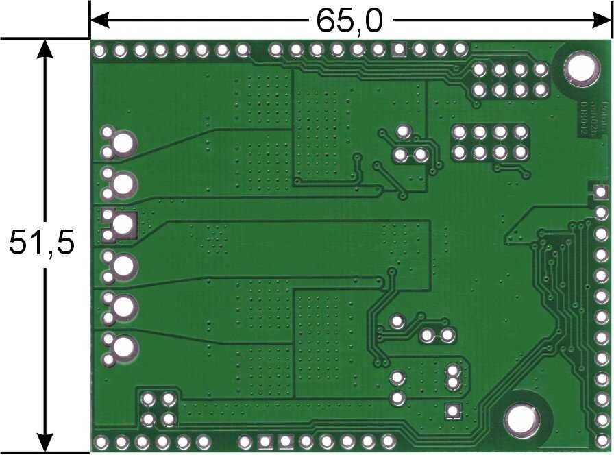 VNH5019 2 kanalų variklio valdiklis 24V/12A, Arduino priedėlis, Pololu 2507