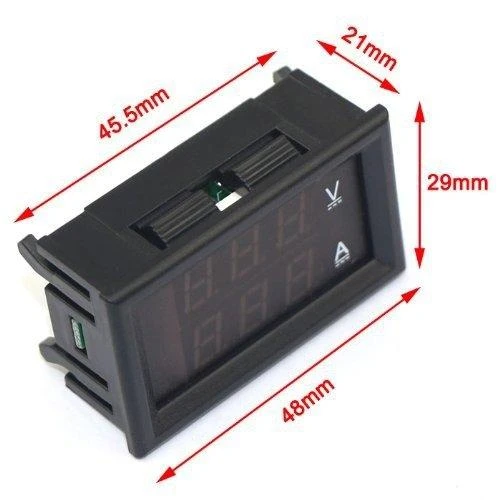 Oem Volt/ampermetras DC 0-100V 10A
