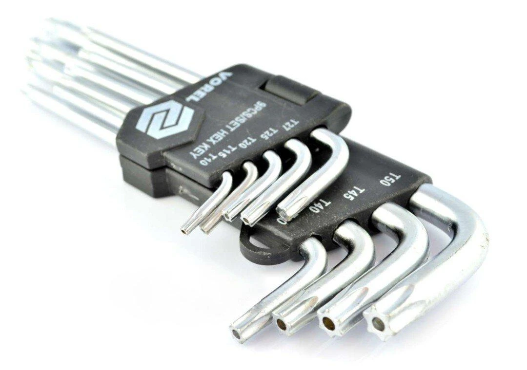 Vorel TORX T10-T50 raktų rinkinys - 9 vnt