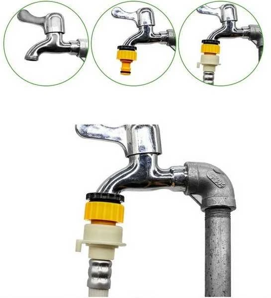 Oem Vožtuvo jungtis - 1/2 "3/4" - čiaupo jungtis