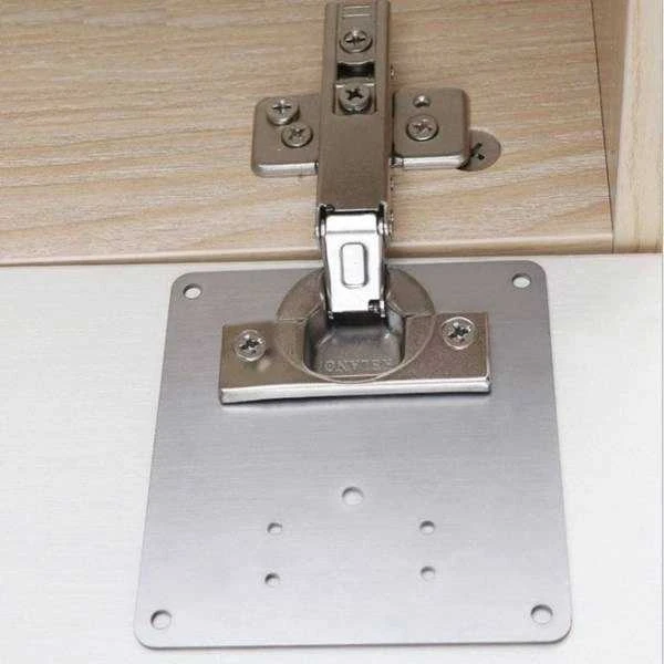 Oem Vyrių remonto plokštė - 90x90mm 0.7mm plokštė - baldų vyrių remontas