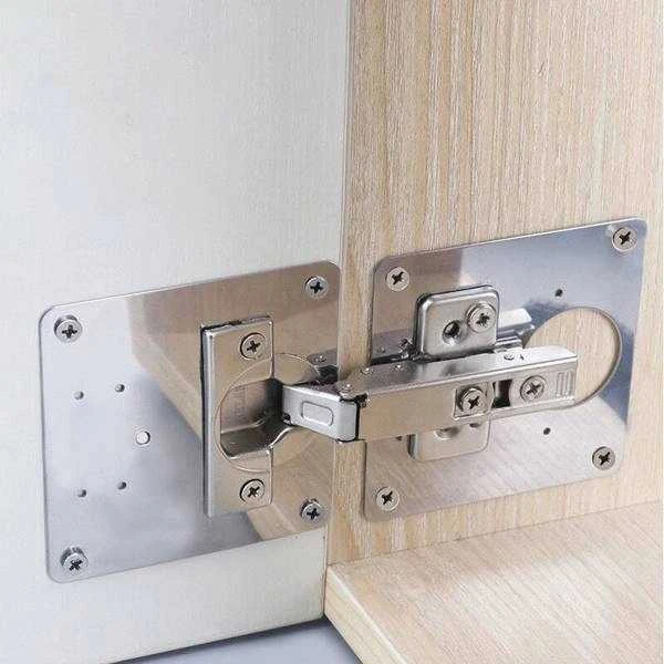 Oem Vyrių remonto plokštė 90x90mm - 0.7mm plokštė - baldų vyrių remontas