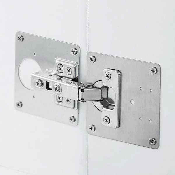Oem Vyrių remonto plokštė - 90x90mm 0.7mm plokštė - baldų vyrių remontas