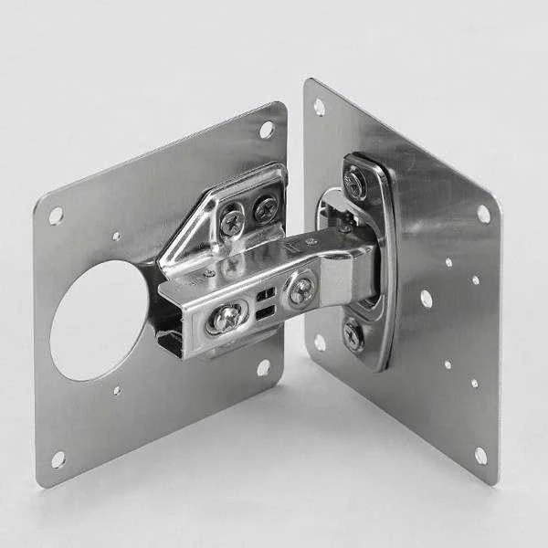 Oem Vyrių remonto plokštė - 90x90mm 0.7mm plokštė - baldų vyrių remontas
