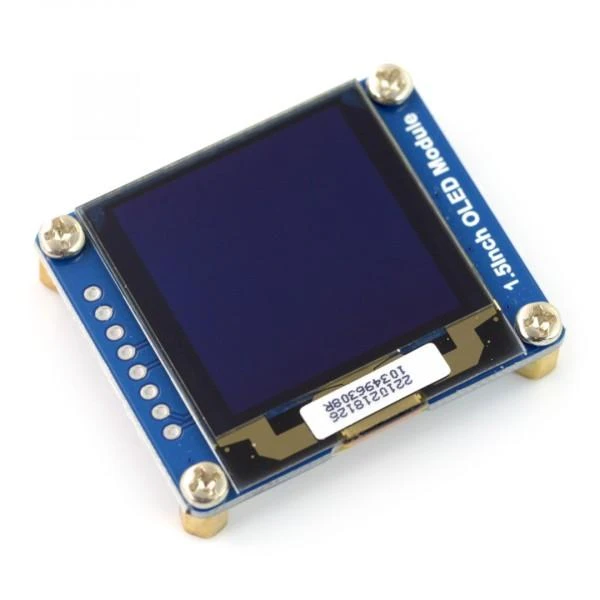 Waveshare OLED ekranas 1.5 colio su tvirtinimo varžtais