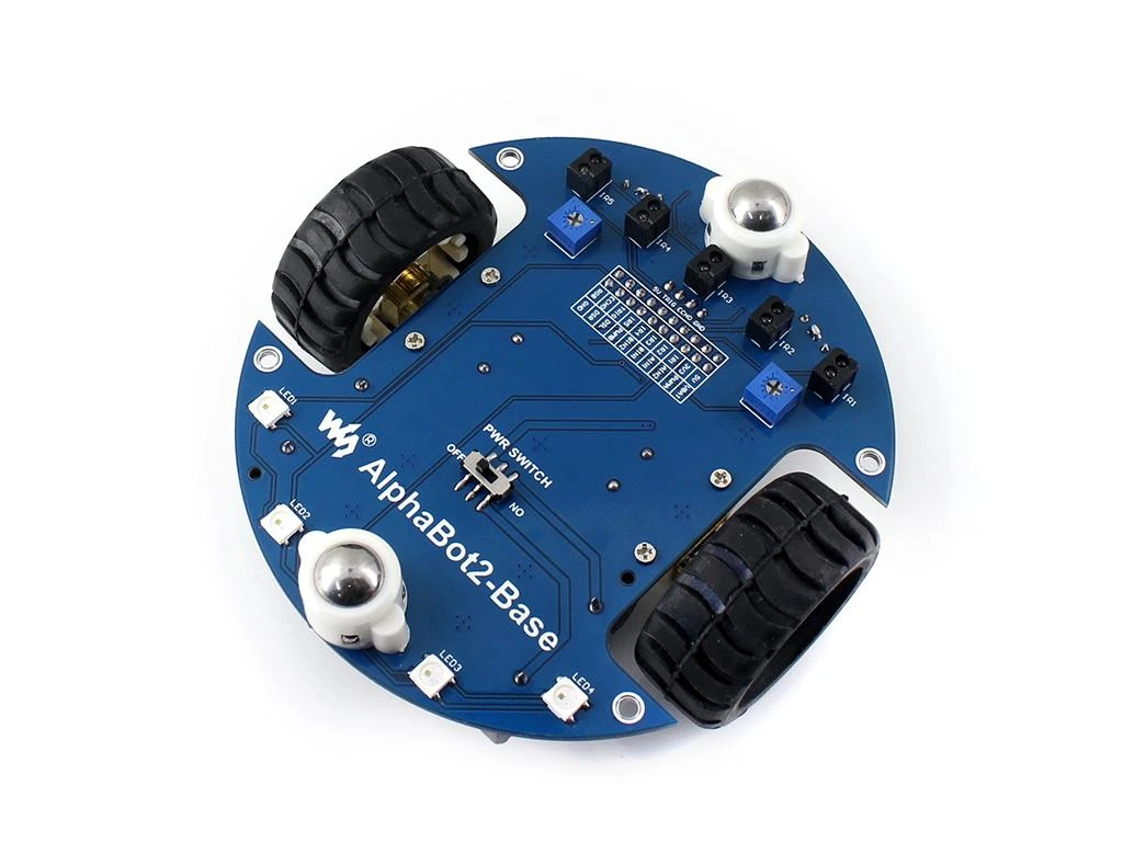 Waveshare AlphaBot2 - Pi Acce Pack - 2 Ratų Roboto Važiuoklė DC Varikliais ir Kamera