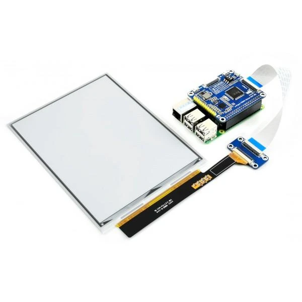 Waveshare 7.8 coliu E-ink ekranas su HAT valdikliu